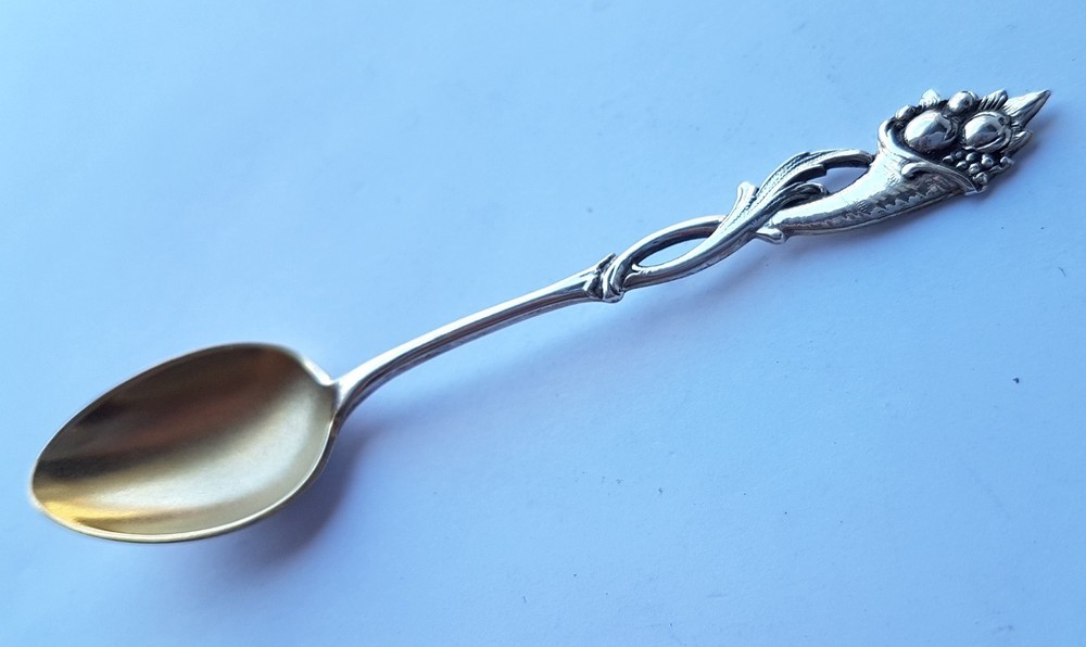 Spoon, KOCH & BERGFELD, Cornucopia, 800 Silver, around 1950 M974
