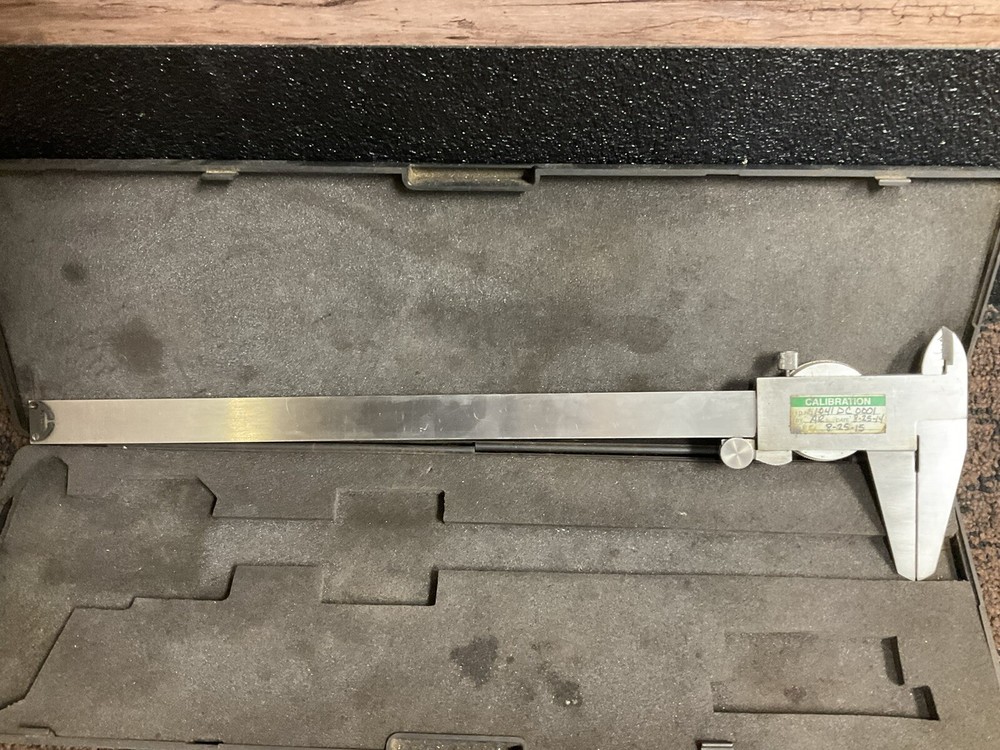 Dial Caliber Shock Proof O-12” Stainless Hardened With Case