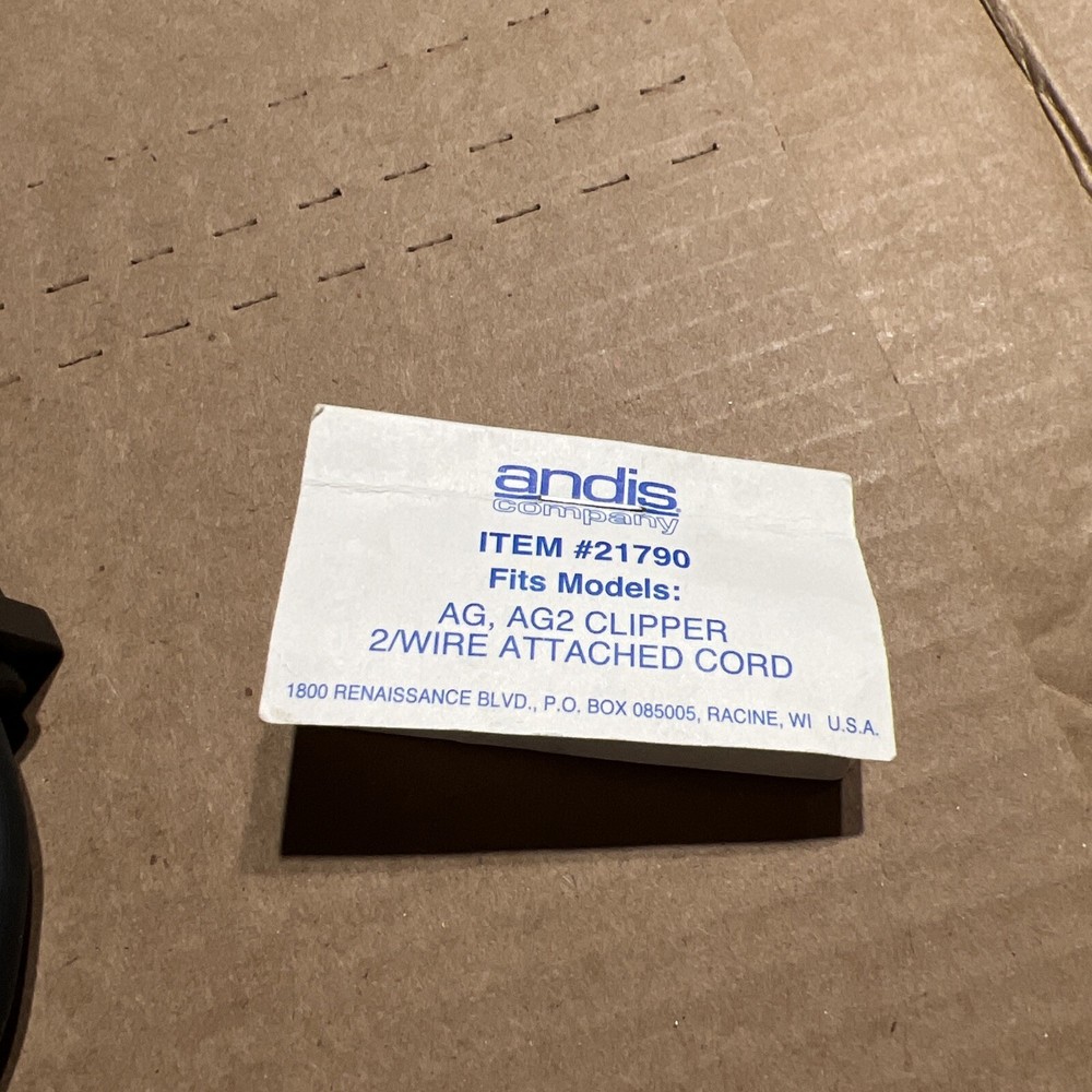 Andis Part Replacement 2 Wire Cord Fits AG, AG2 Model #21790 - Tested
