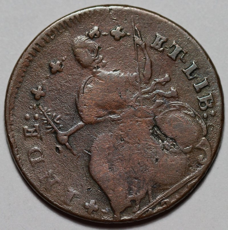 1787 Connecticut Colonial Copper, Draped Bust Left