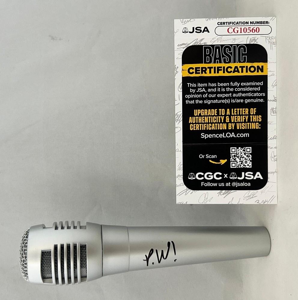Pharrell Williams Signed Microphone JSA COA
