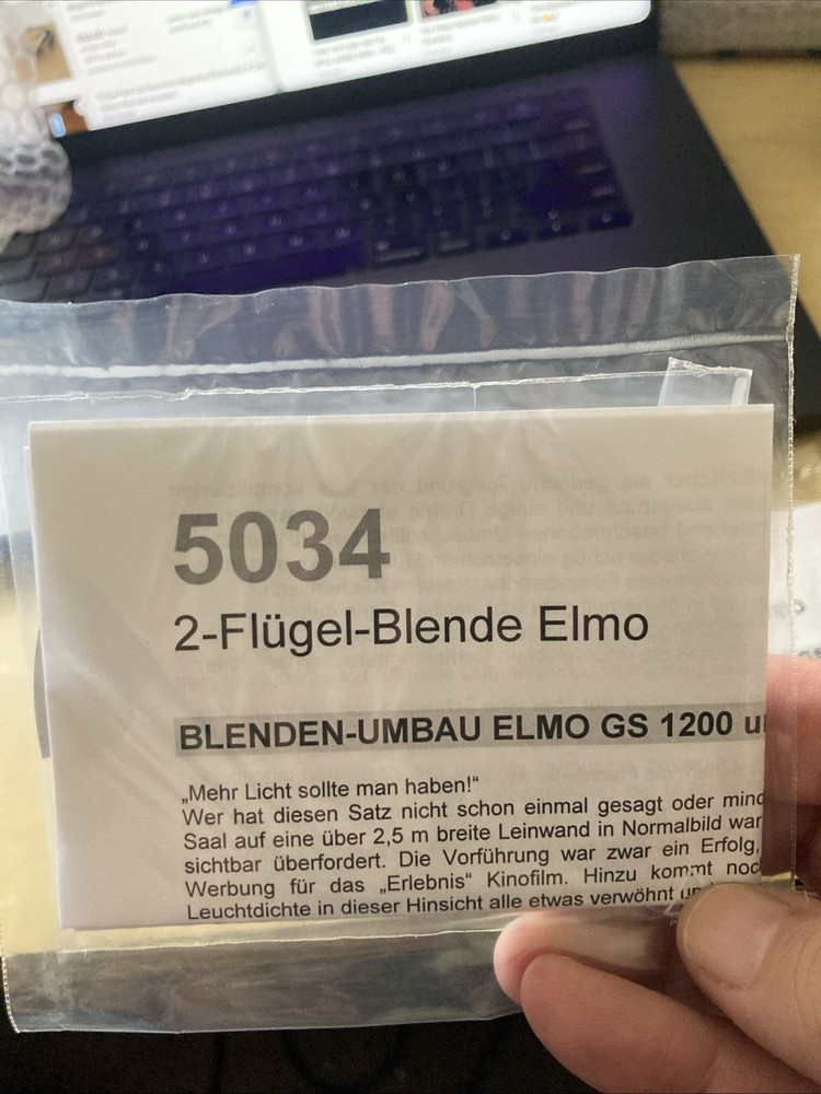 Elmo gs-1200 Projector Blade Upgrade