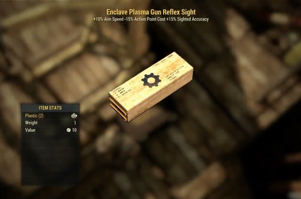 (Xbox) Enclave Plasma Gun Reflex Sight Box Mod