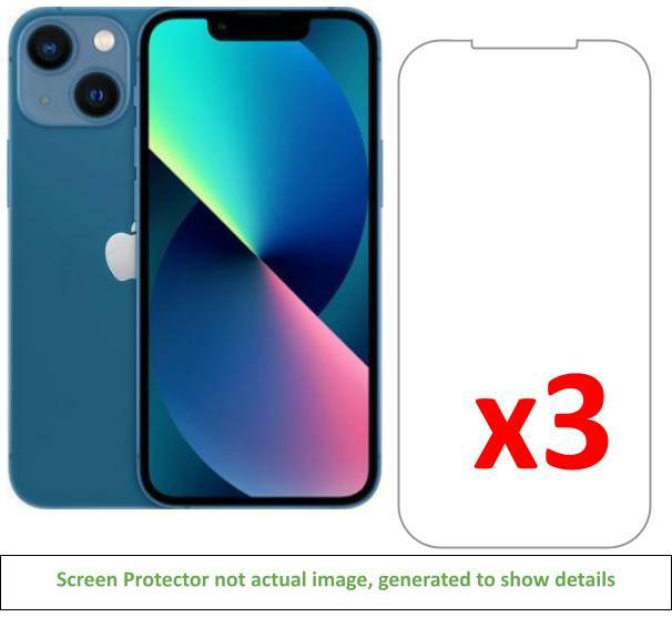 3x iPhone 13 Mini Screen Protector w/ cloth