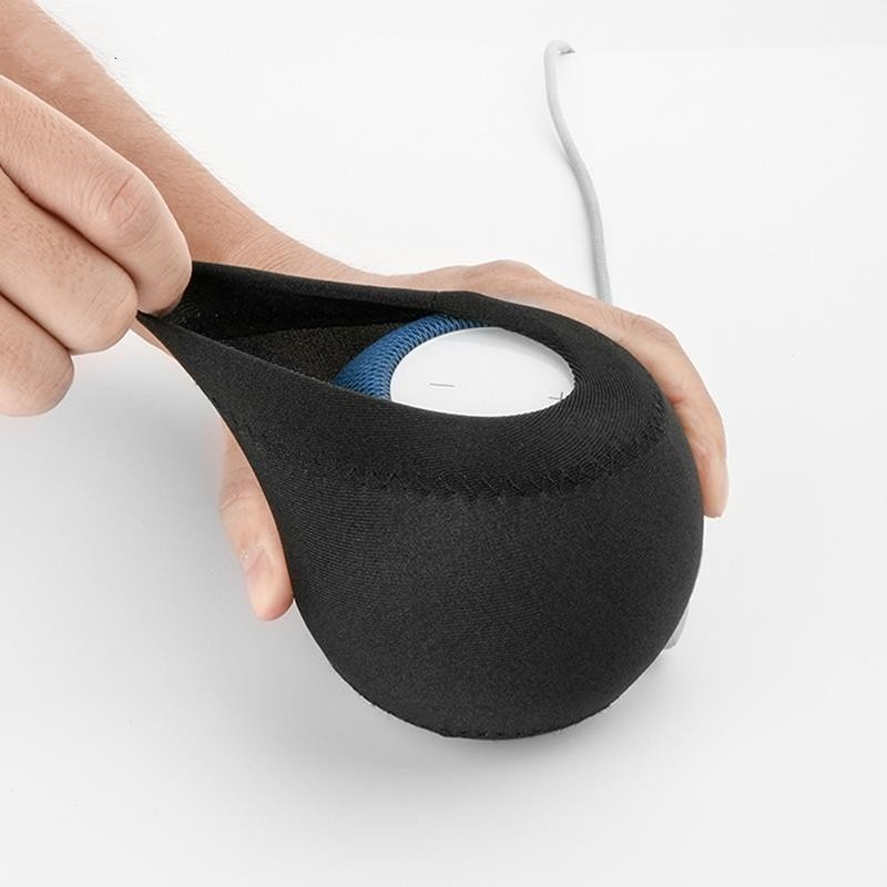 Black Grey Nylon Cover for HomePod For Mini - Designed for Full Coverage