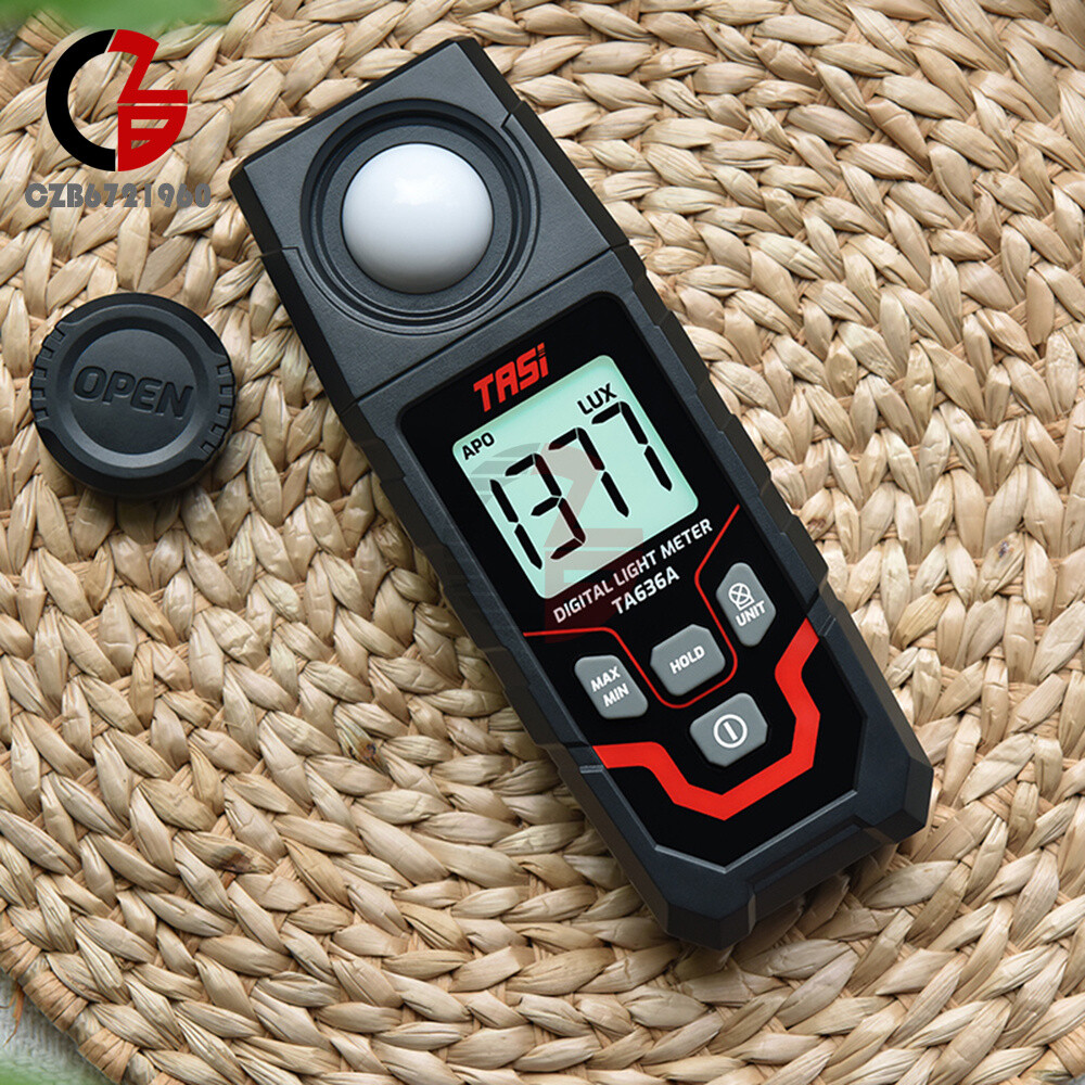 TA636A Digital Light Meter Illuminance Lux Meter Illuminometer Handheld Ambient