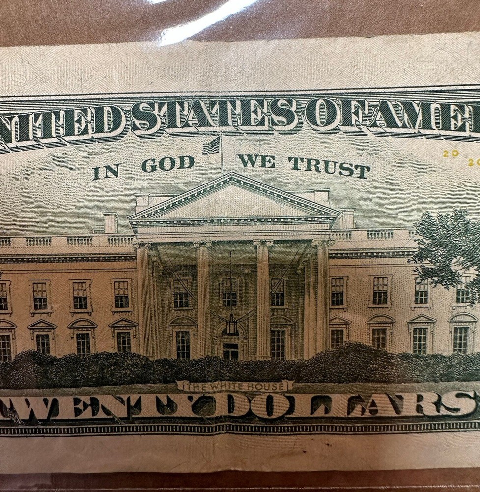 $20 BILL INK ERROR RARE