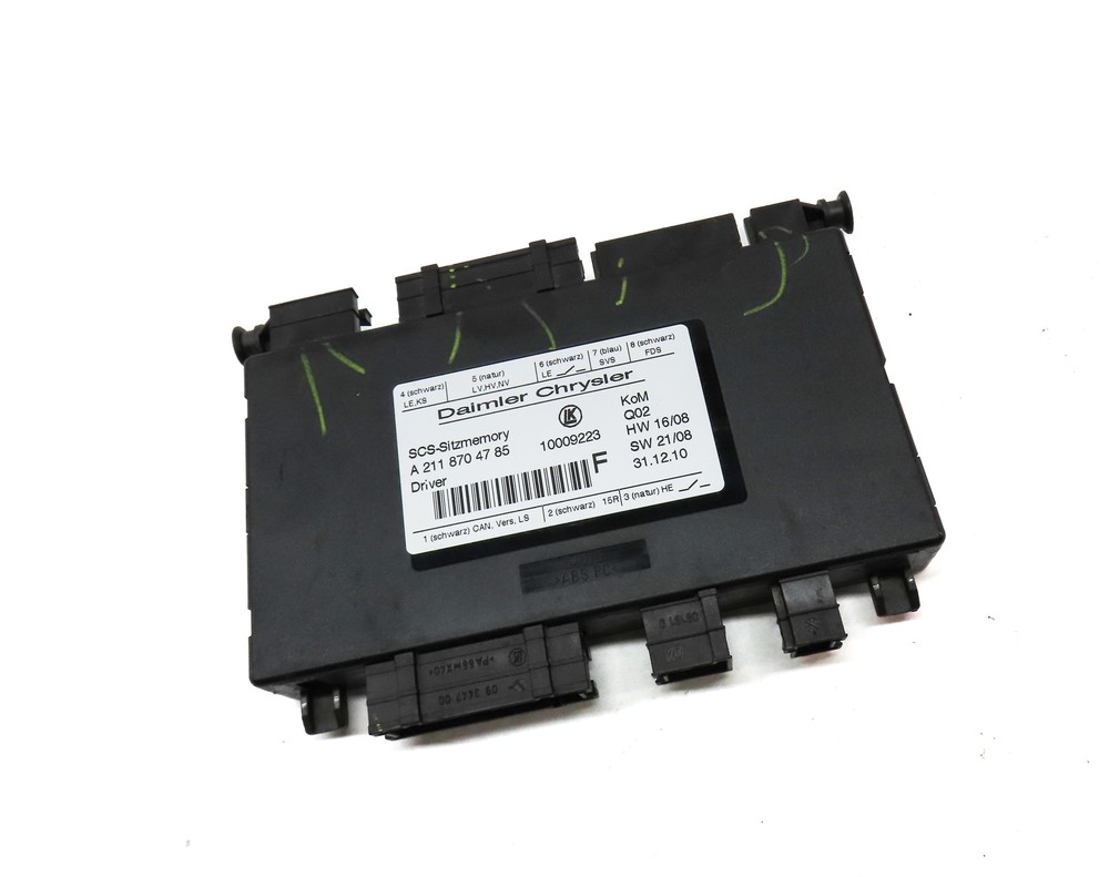 2011 MERCEDES GL450 (X164) FRONT LEFT DRIVER SEAT CONTROL MODULE