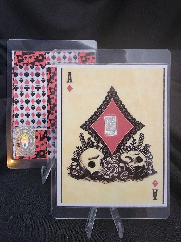 Silver Art Bar Card (10) Packs .999 Silver Grain