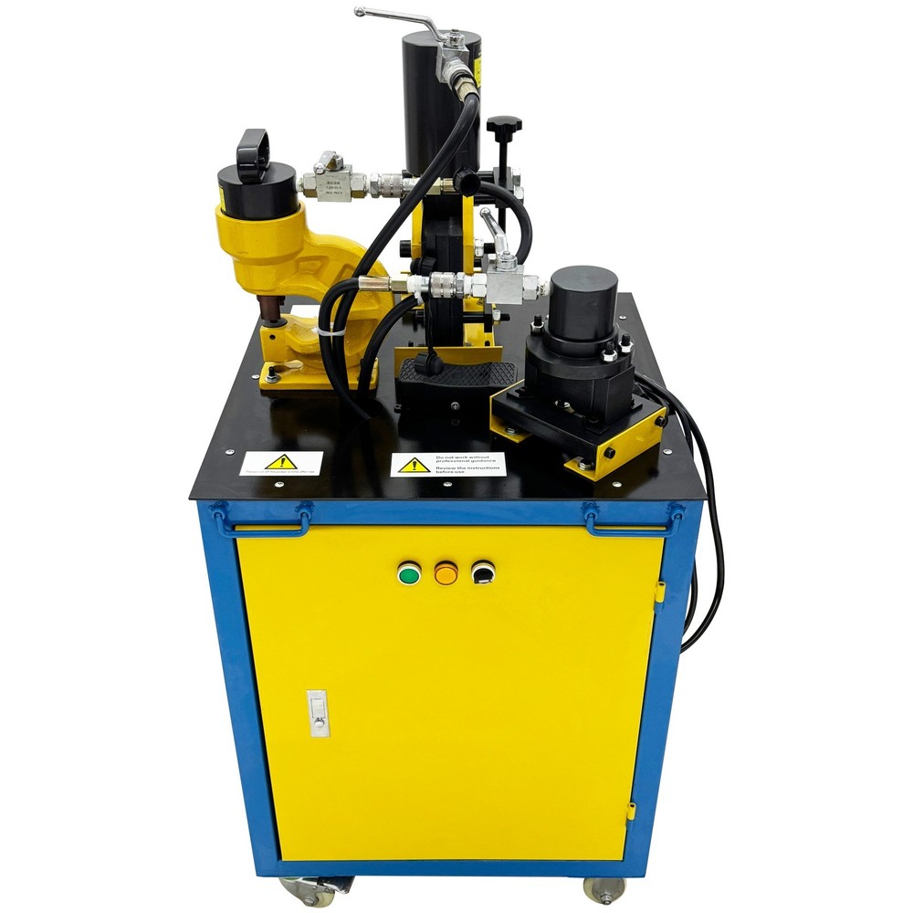 Electric Hydraulic Angle Iron Processing Machine Cutting Punching Chamfering
