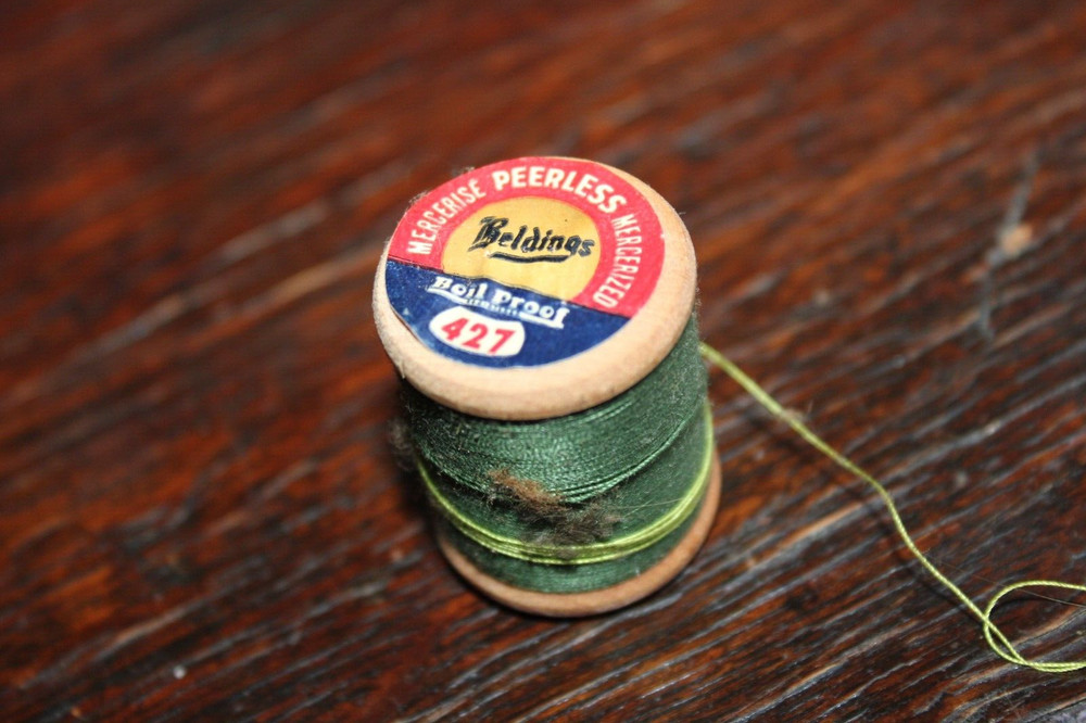 Kitten 50 Spool - Beldings - Corticelli Sewing Peerless Thread - Original label