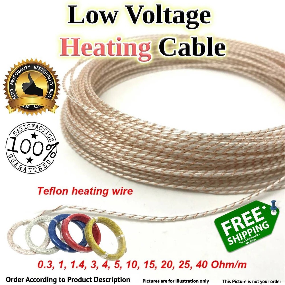 Electric Heating Cable Low Voltage DIY Heating Seat Durable Wire Blanket