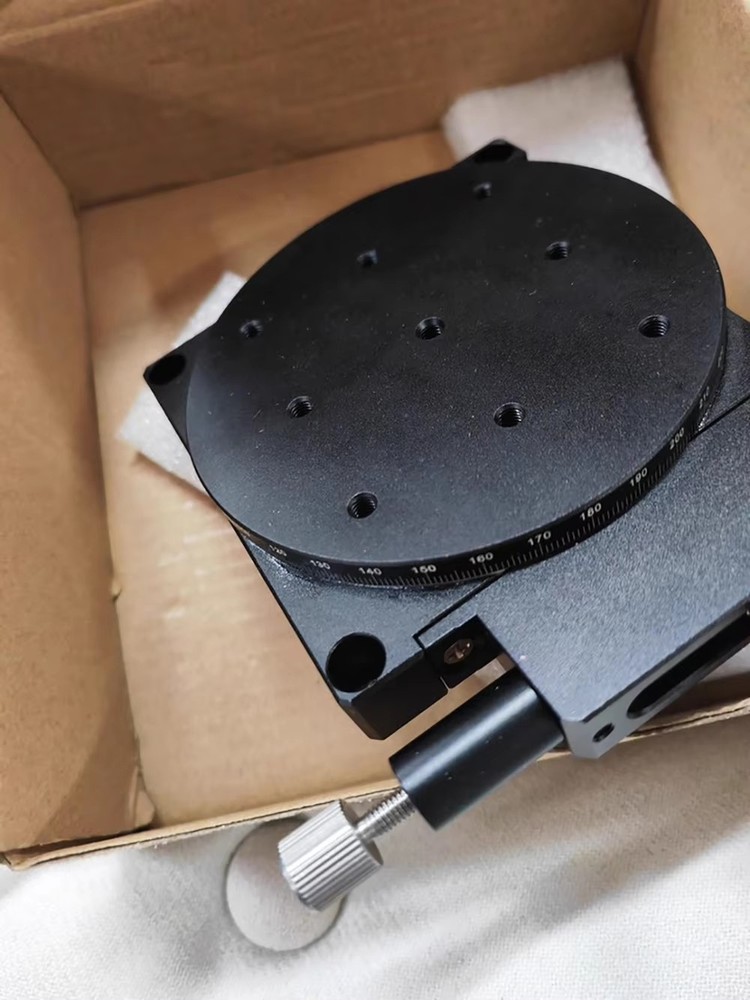 Manual R-Axis Rotary Stage Precision Micro-Adjustment Turntable Work Platform