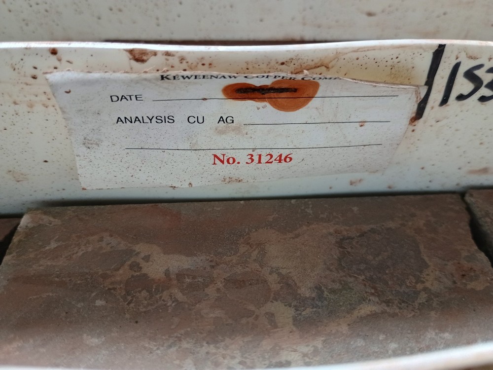 michigan. copper ore samples