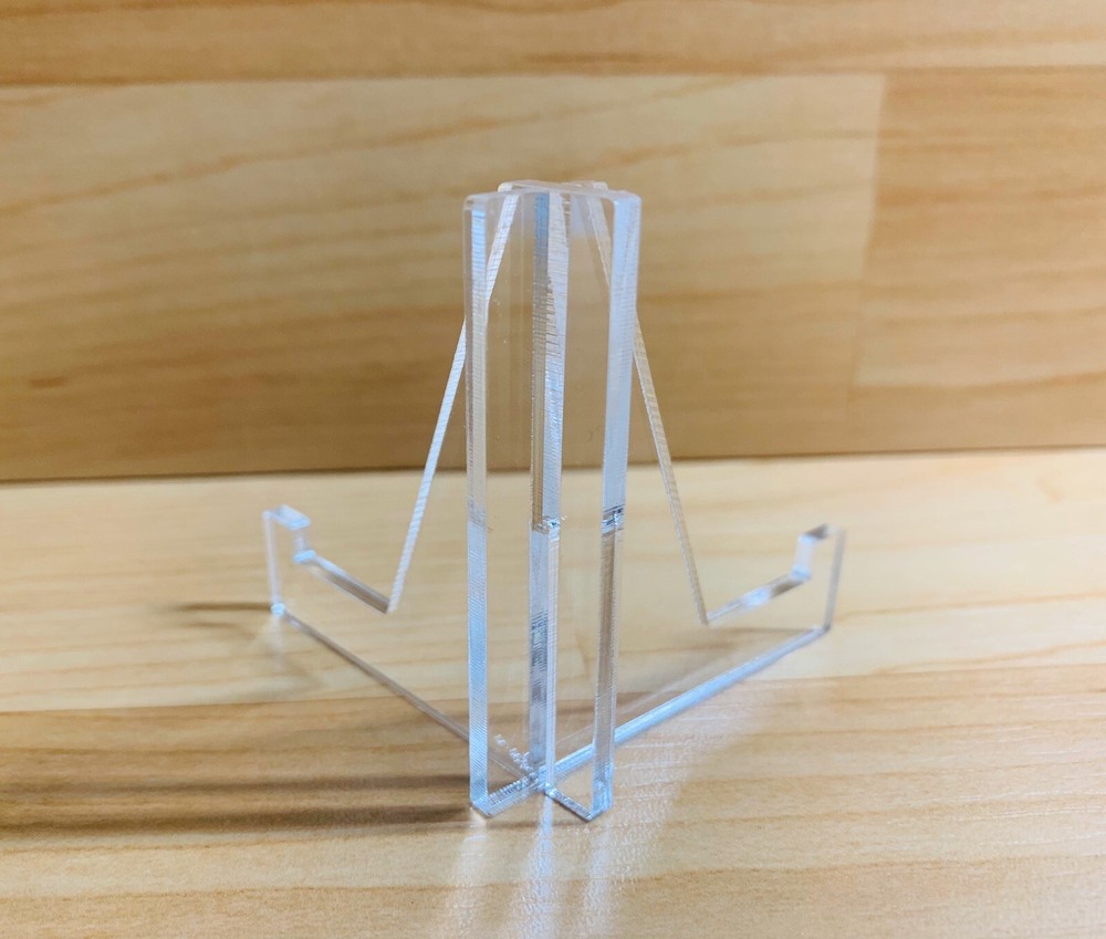 10 Pack Of (2pc) Clear Acrylic Display Stands