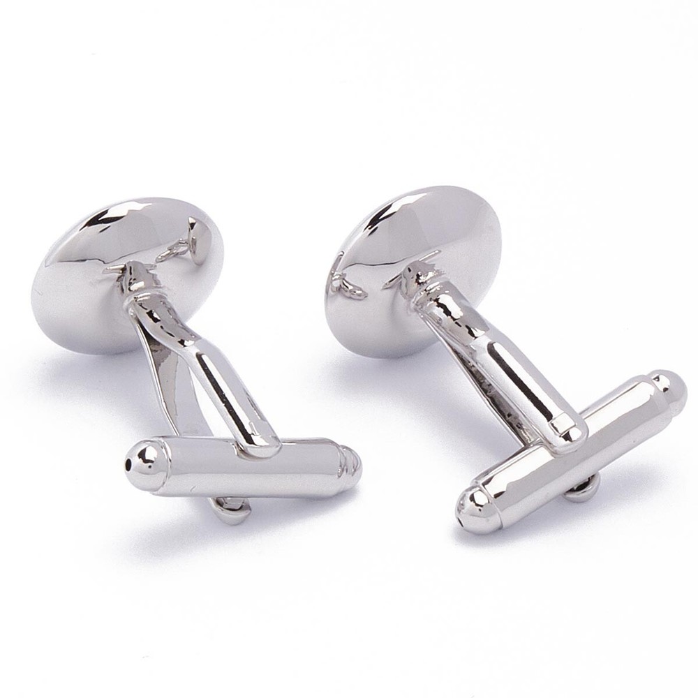 Cufflinks - Round Ball Silver