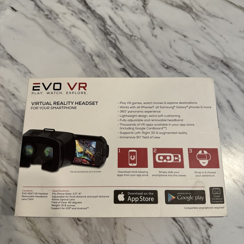 EVO VR Virtual Reality Starter Kit Bluetooth Smart Phone 0020