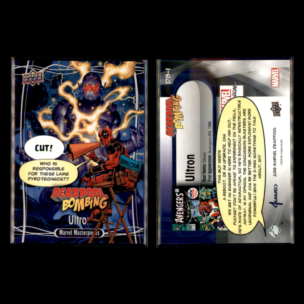 2018 Upper Deck Deadpool Bombing Complete Set 12 Marvel Cards DB1-DB12 Full Set