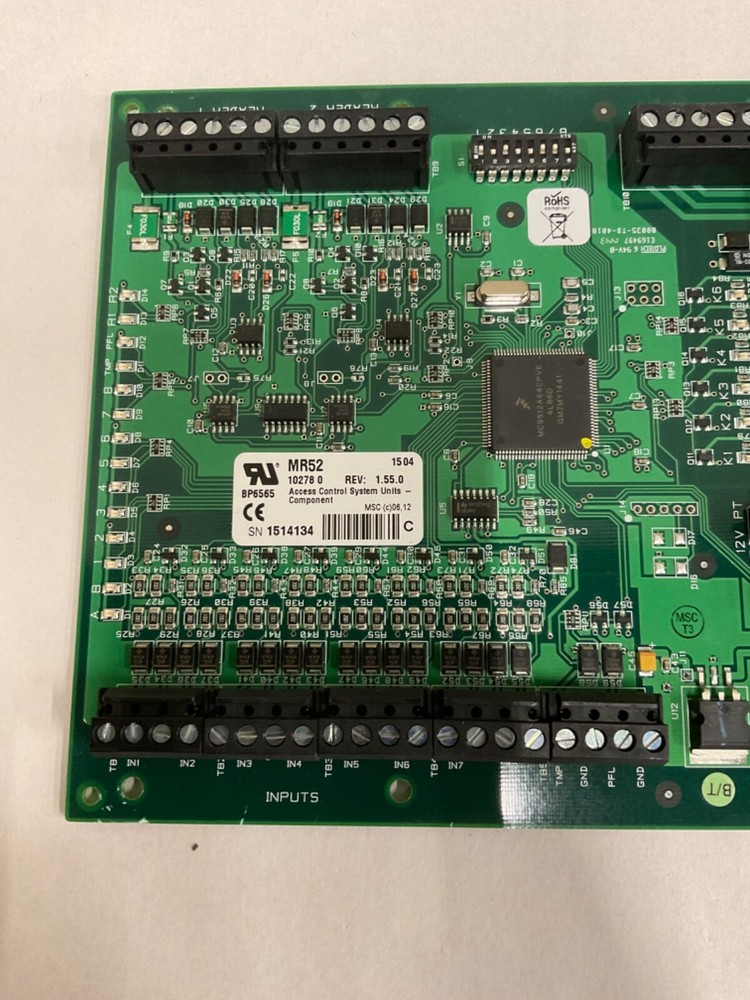 Mercury MR52 10278 0 REV. 1.55.0 Access Control System Units Component