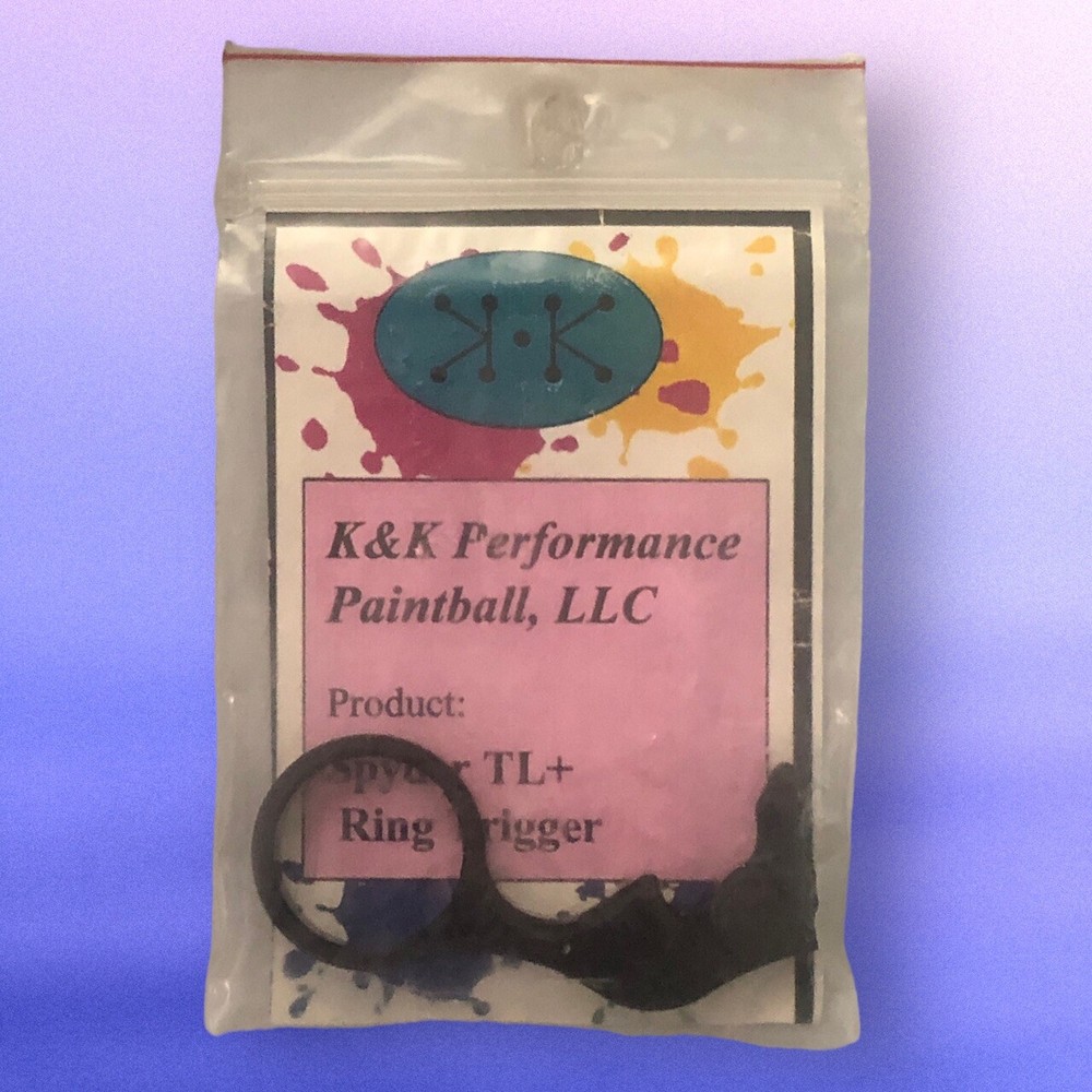 K&K Performance Spyder Compact / TL+ Double Ring Trigger Gloss Black Paintball