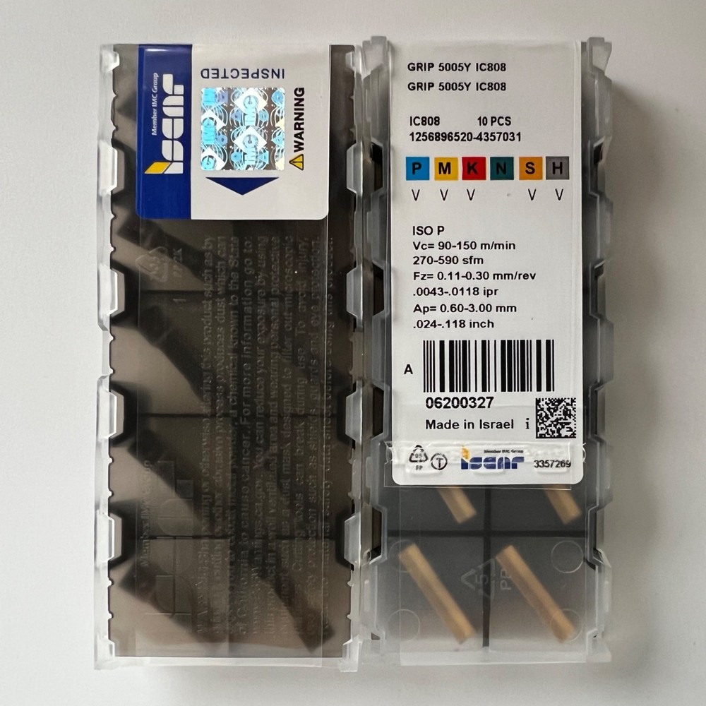 GRIP5005Y IC808/ ISCAR/ 10PCS
