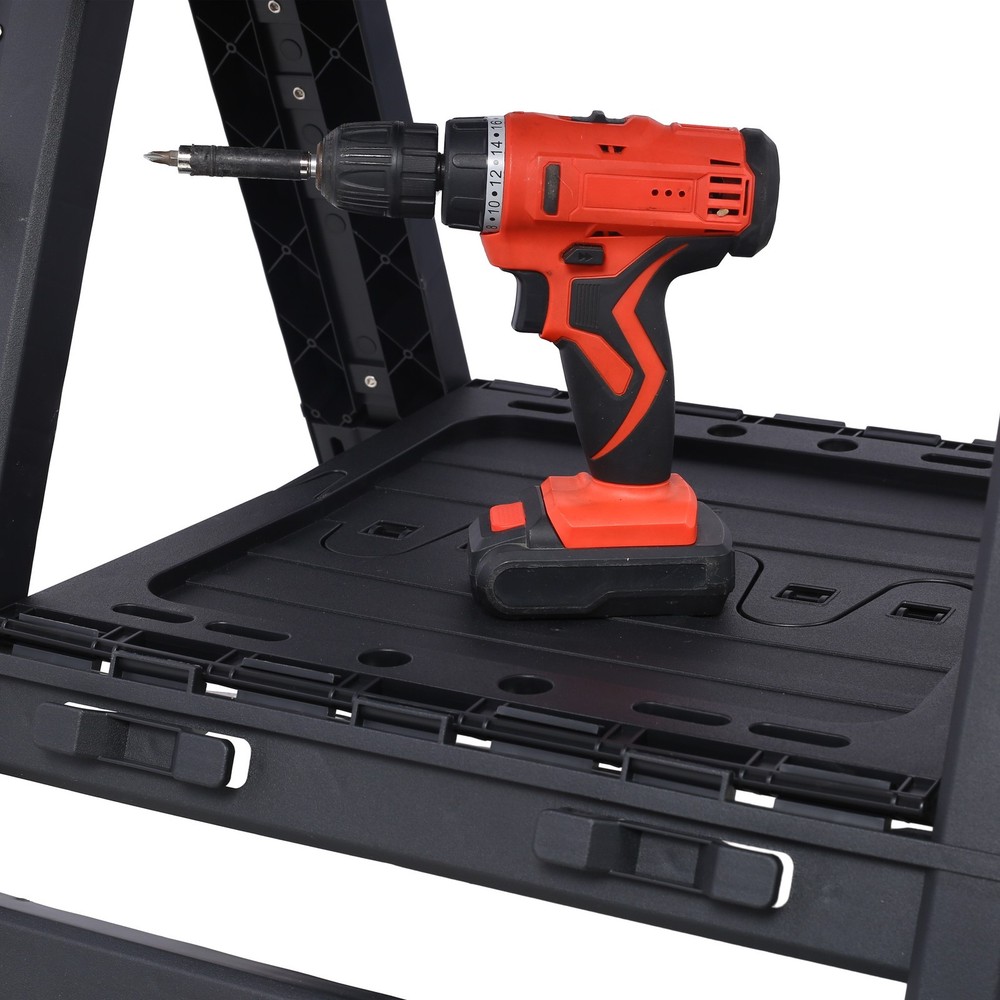 Portable Folding Work Table, 2-in-1 as Sawhorse & Workbench