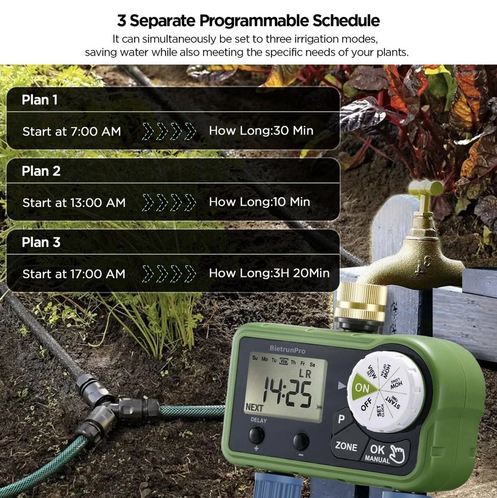 Bietrun Pro 2-zone Digital Water Timer