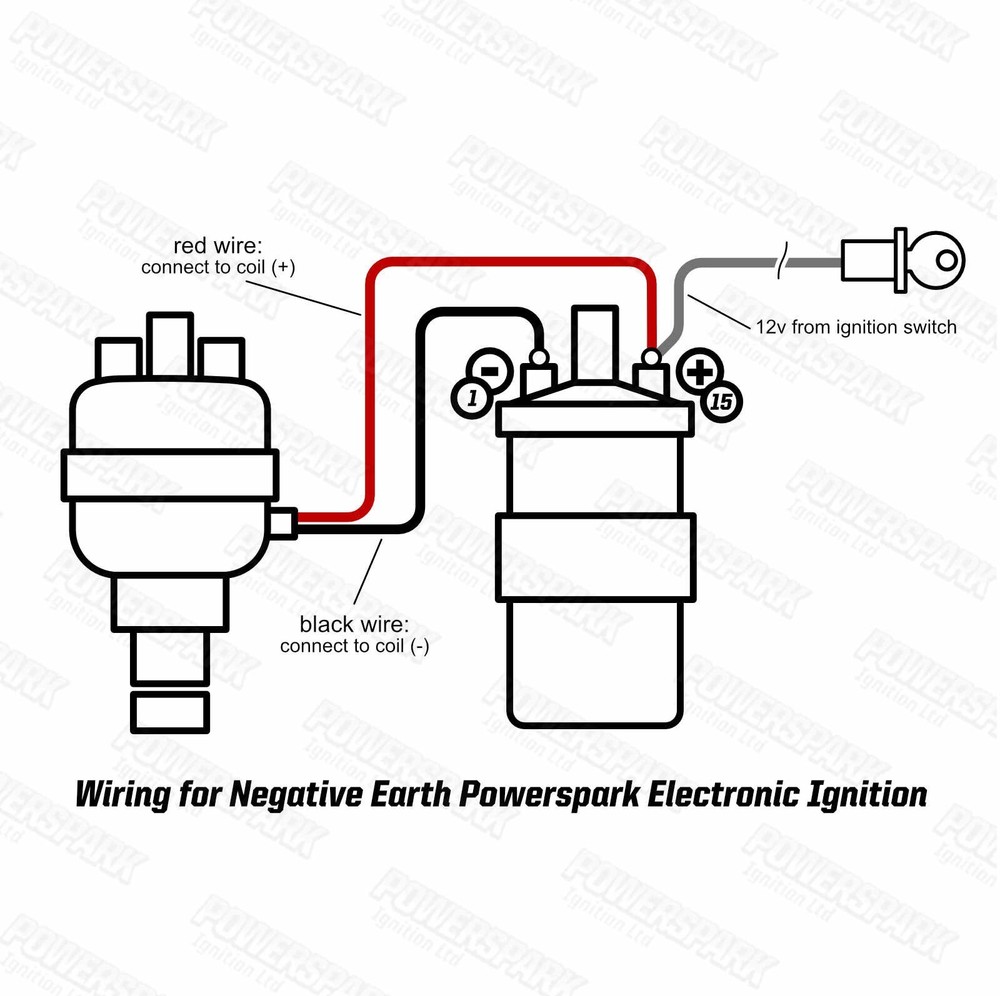 Powerspark Electronic Ignition for Magneti Marelli 4 Cyl Distributor Fiat 600
