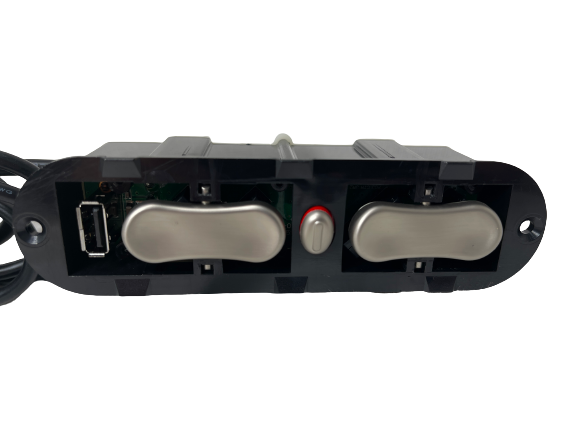 Flexsteel - Power Recliner & Headrest Button Control with USB & Home Button