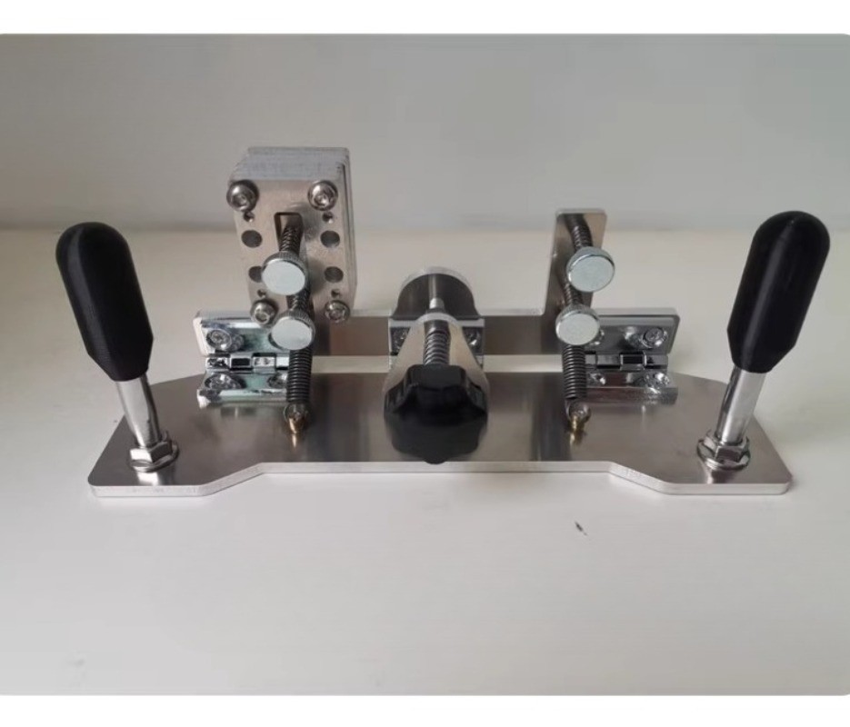 Handheld Surface Grinding Jig with Fixed-Angle Positioning