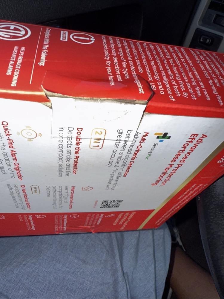 Universal Security Instruments Combination Alarm Smoke & Fire