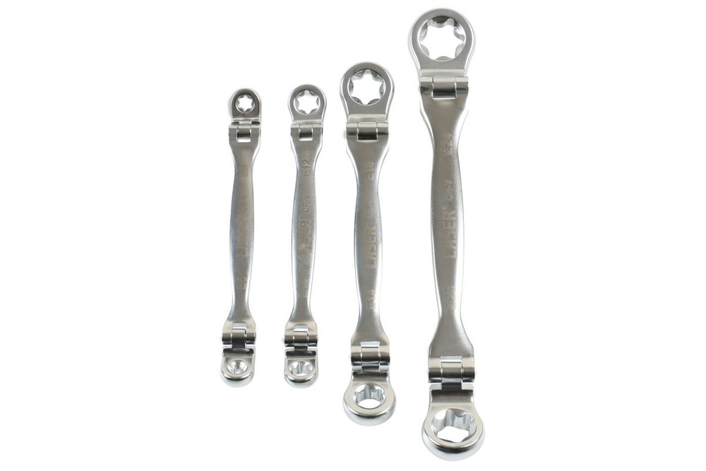Laser Tools Flexible Star Spanner Set 4pc 7260