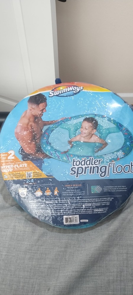 SwimWays Toddler Spring Float Inflatable Pool Float Model 20826AGR