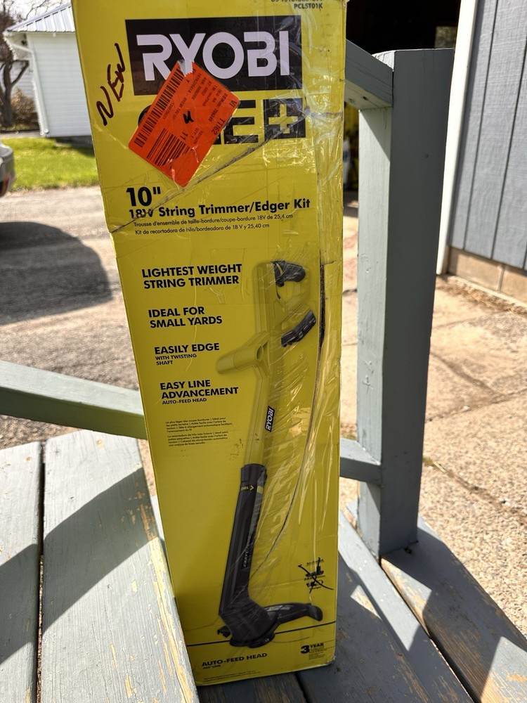 New Open Box 18v 10” String Trimmer/Edger Kit- TOOL ONLY. 2025 Date Code