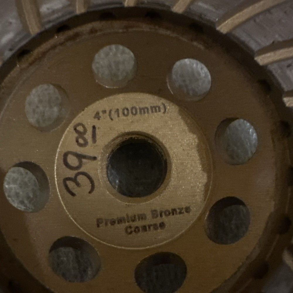 4” Diamond Grinding Cup