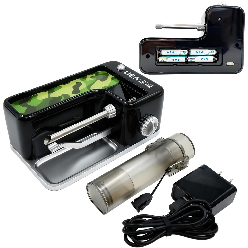 Automatic Cigarette Rolling Machine - USB-C & Battery Powered, Adjustable Densit