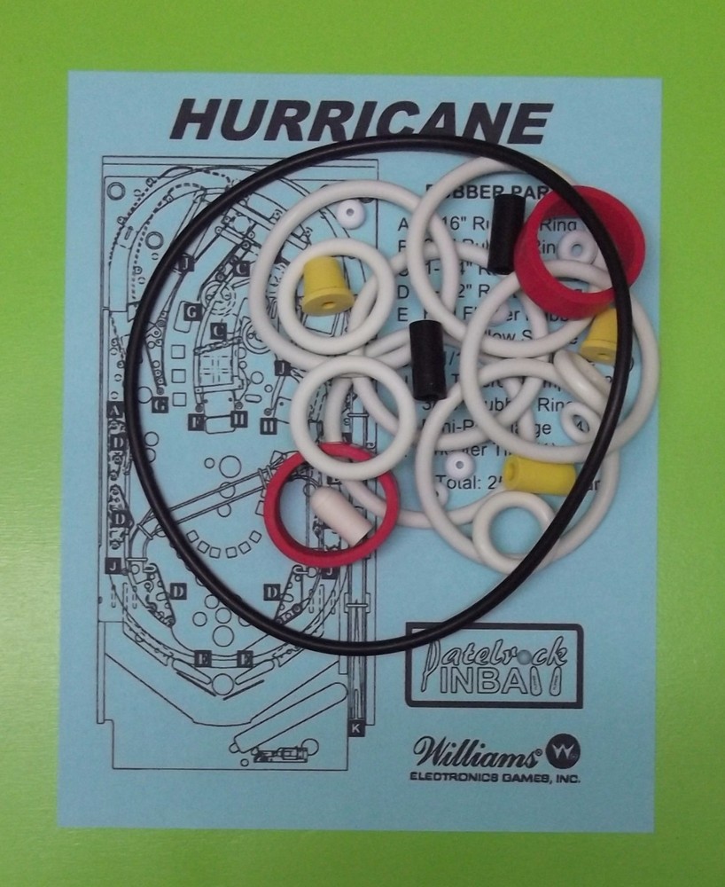 1991 Williams Hurricane pinball super kit