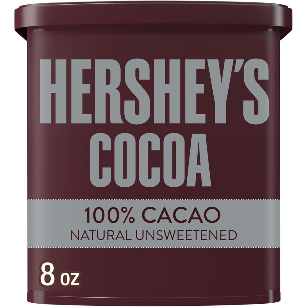HERSHEY'S Natural Unsweetened Cocoa Powder Can, 8 Oz