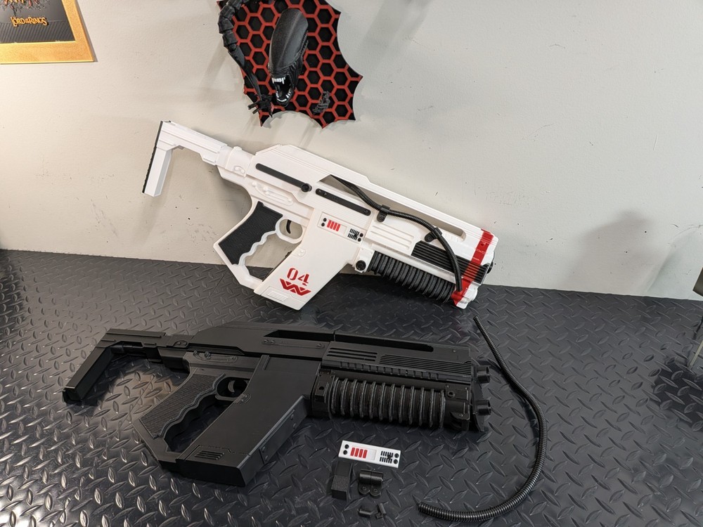 M44 Pulse Rifle - Alien Romulus - 3D Printed - DIY UNPAINTED