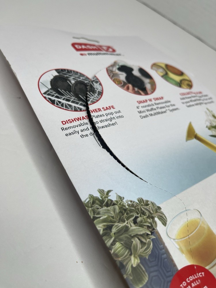 DASH Multimaker Mini Two 4” Nonstick Removable Plates Sunflower Bee