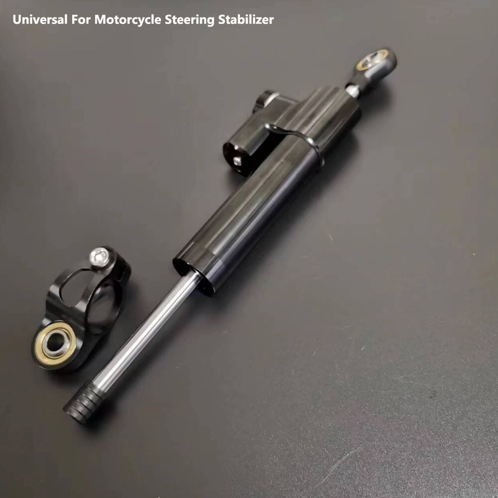 Steering Damper Stabilizer Safe Control Universal Black Damper CNC Motorcycle