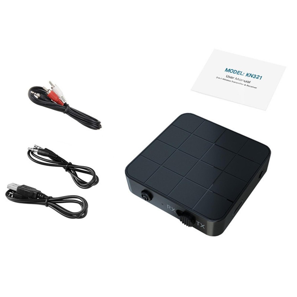 Mini Dual Mode Bluetooth 5.0 Transmitter&Receiver Adapter With 3.5mm Audio Cable