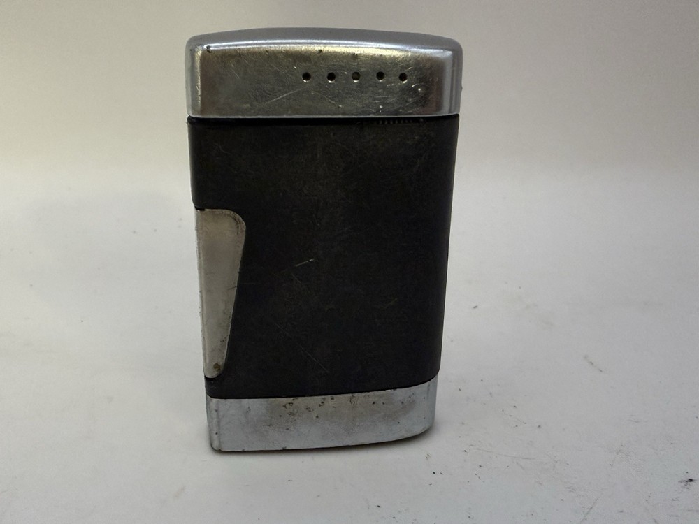 Ronson Varaflame Comet Butane Lighter Un-Tested -Marbled Grey & Black