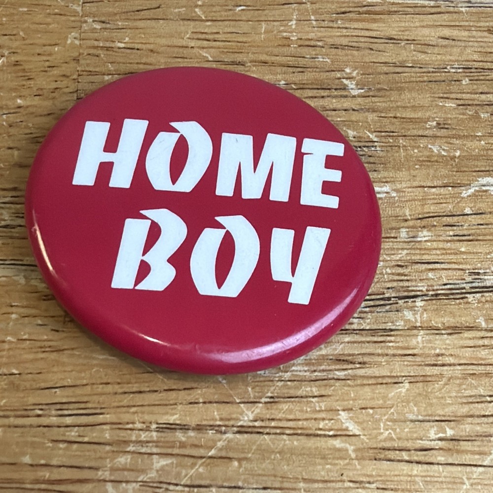Vintage Home Boy Button Pin