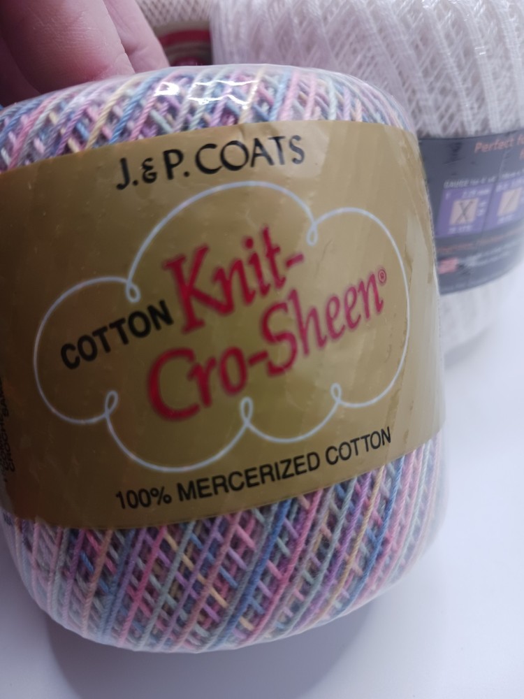 11 Spools of Variety Crochet Thread