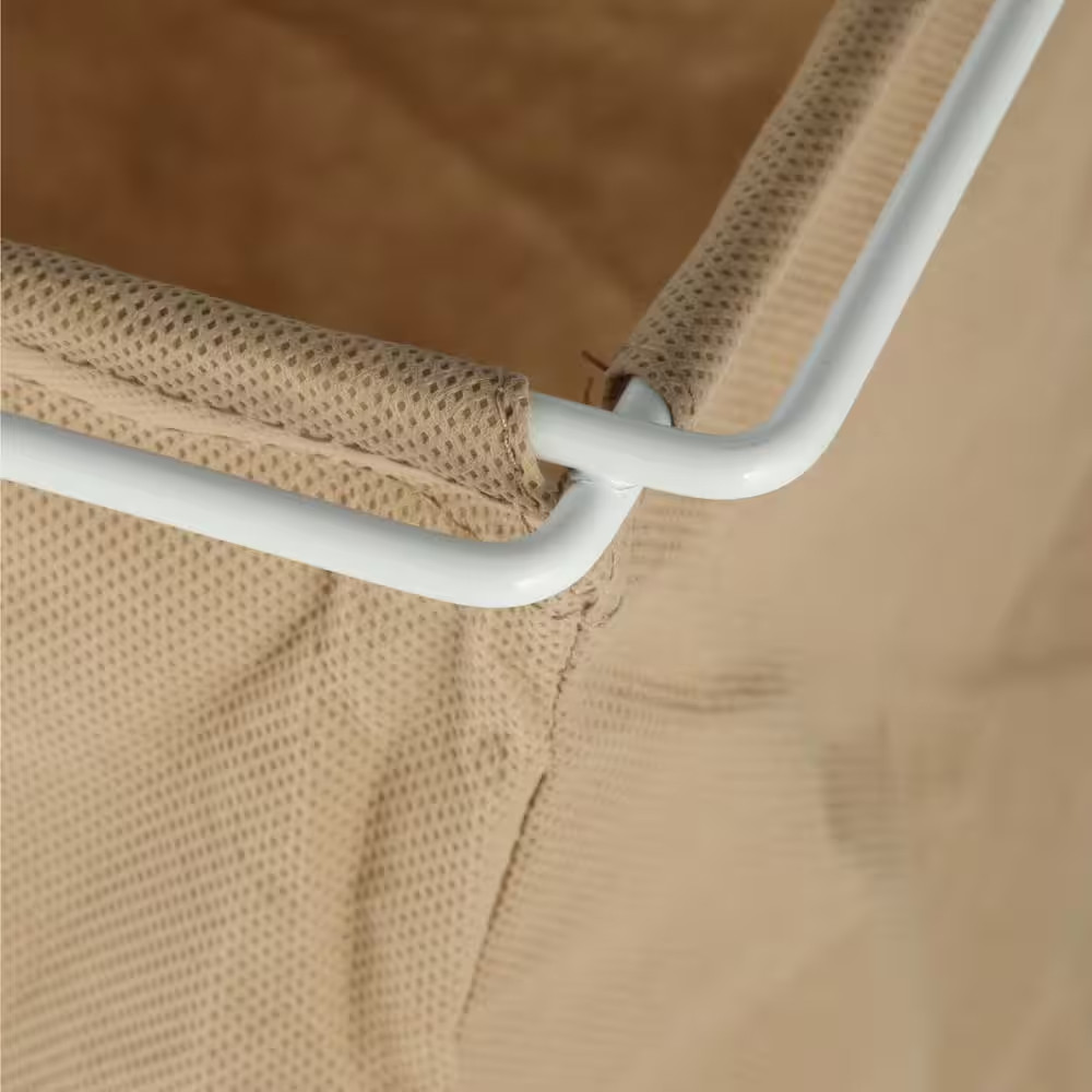 Shelftrack Mocha Fabric Hamper with Frame