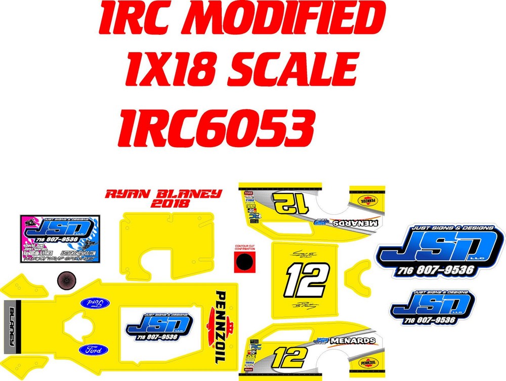 1RC LATE MODEL 1RC6052  WRAP RYAN BLANEY 2018