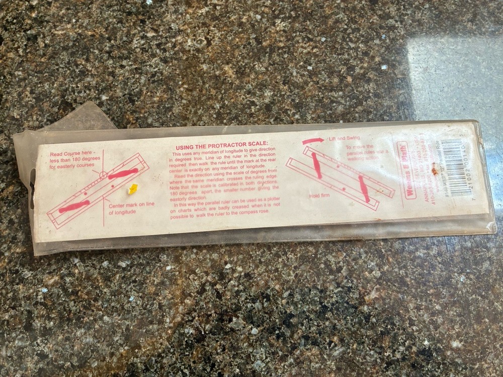 Weems & Plath 140 12" Aluminum Arm Parallel Rule