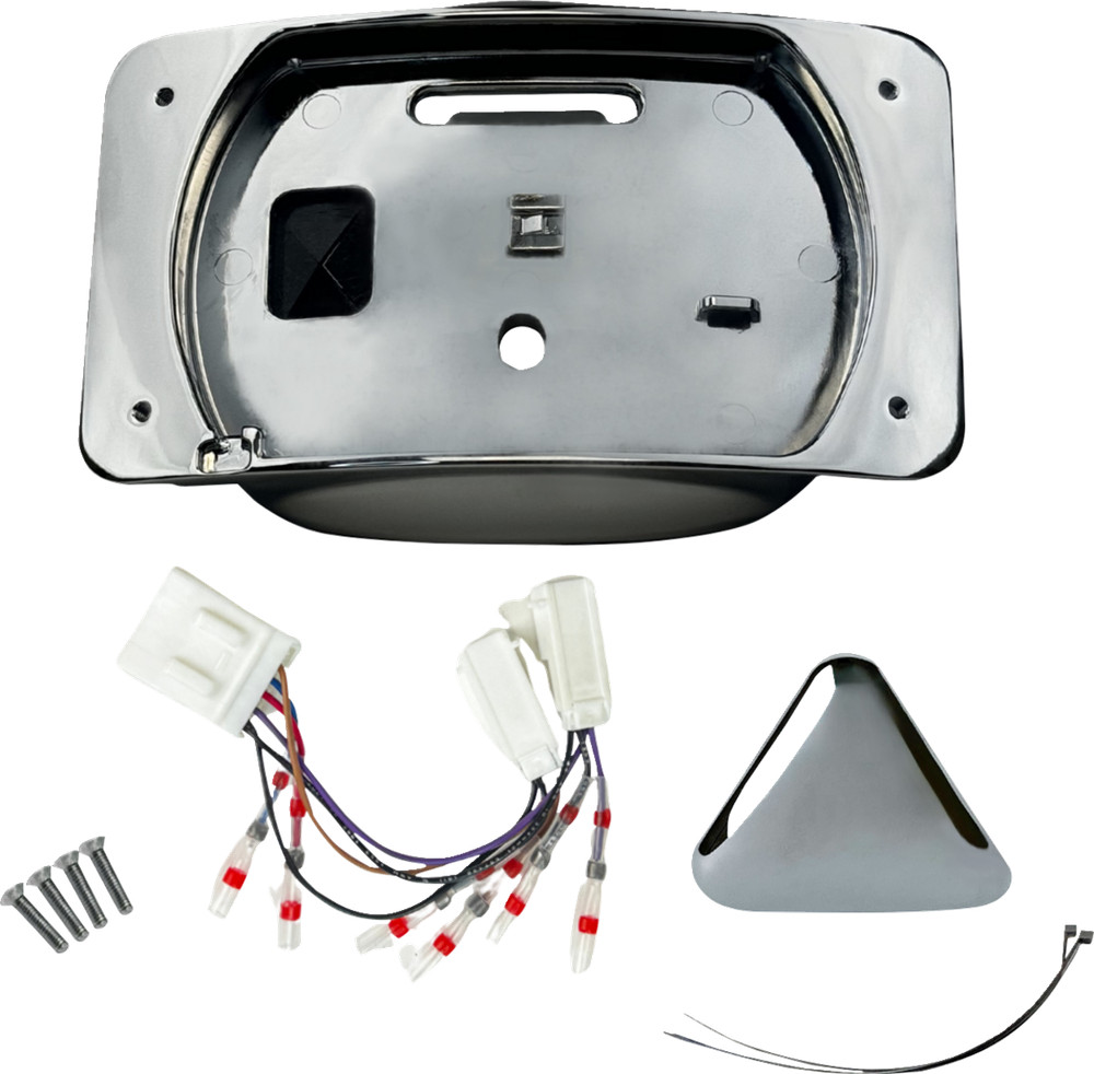CUSTOM DYNAMICS Taillight Eliminator & License Plate Mount Chrome