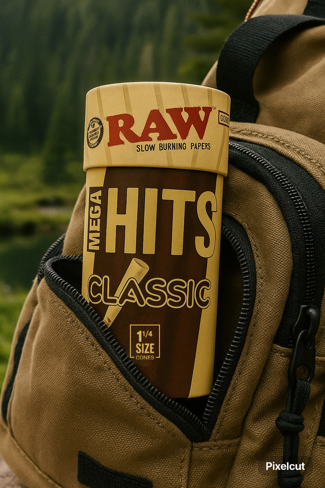 RAW Classic 1 1/4 Size Pre Rolled Cones | 100 Pack